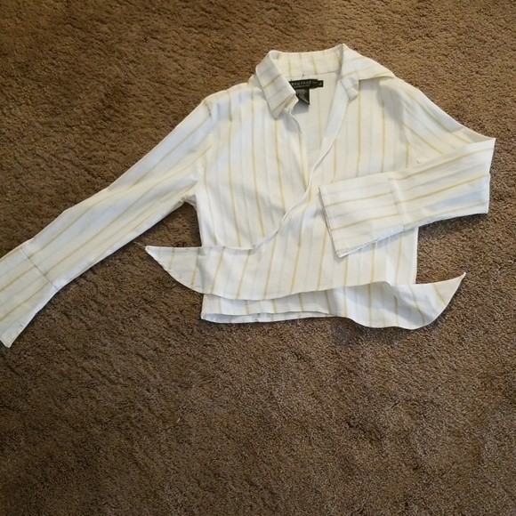 Rampage Tops - Rampage white striped blouse Rampage Tops - Rampage white striped blouse